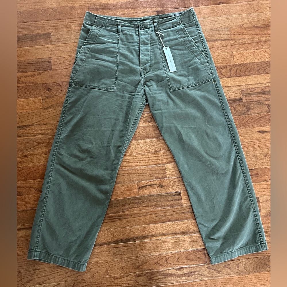 Imogene + Willie Blake Military Pants, Olive / Green X-Large